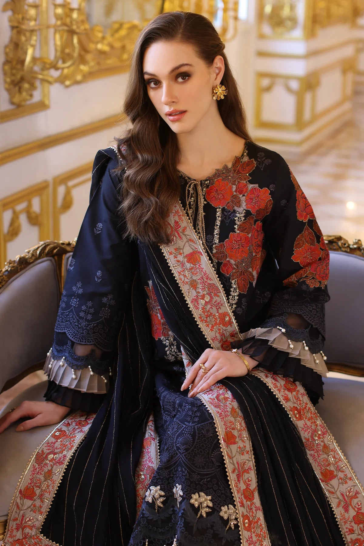 CT5-04 -Premium Chiffli Lawn Shalwar Kameez '25 By-Charizma