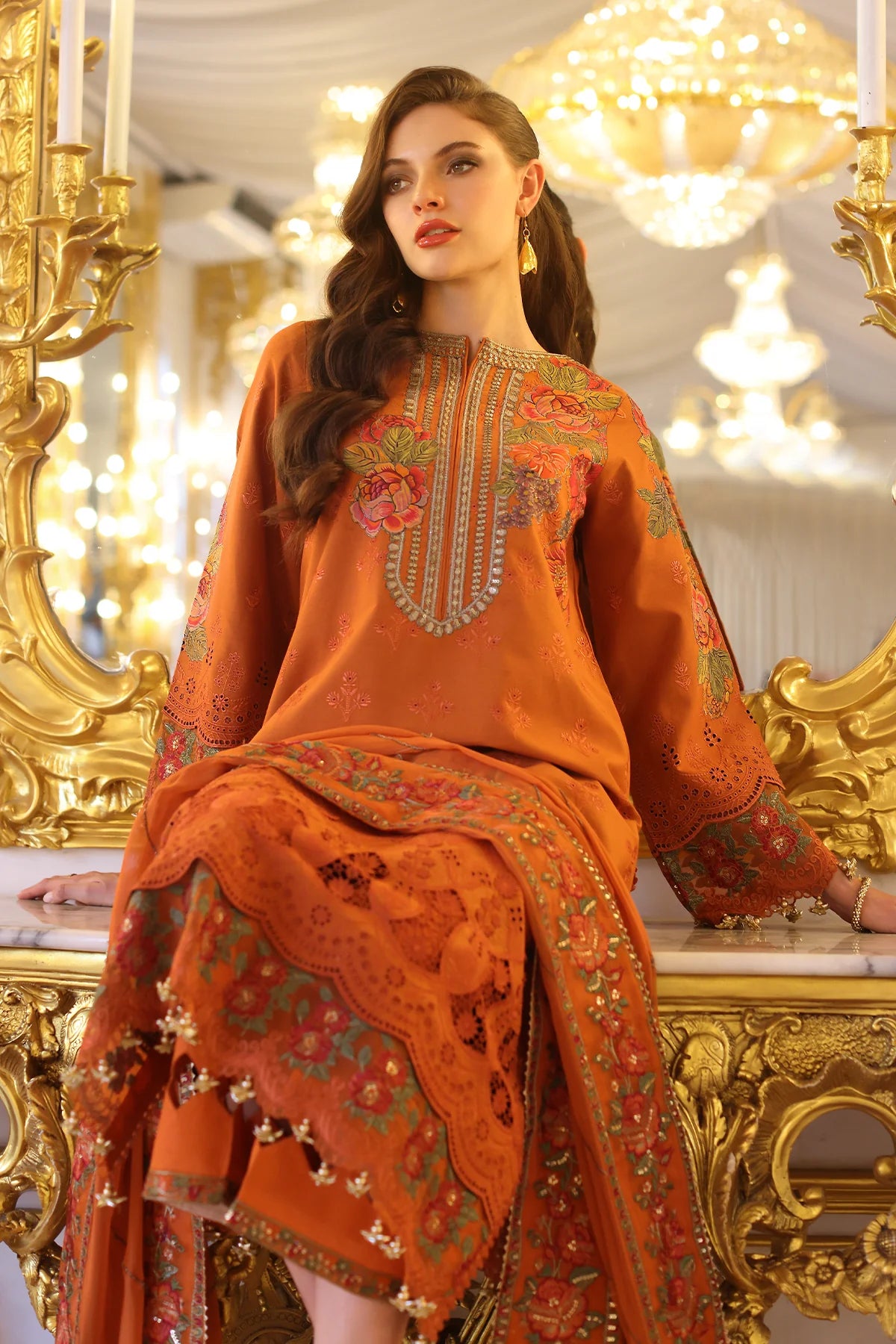 CT5-05 -Premium Chiffli Lawn Shalwar Kameez '25 By-Charizma