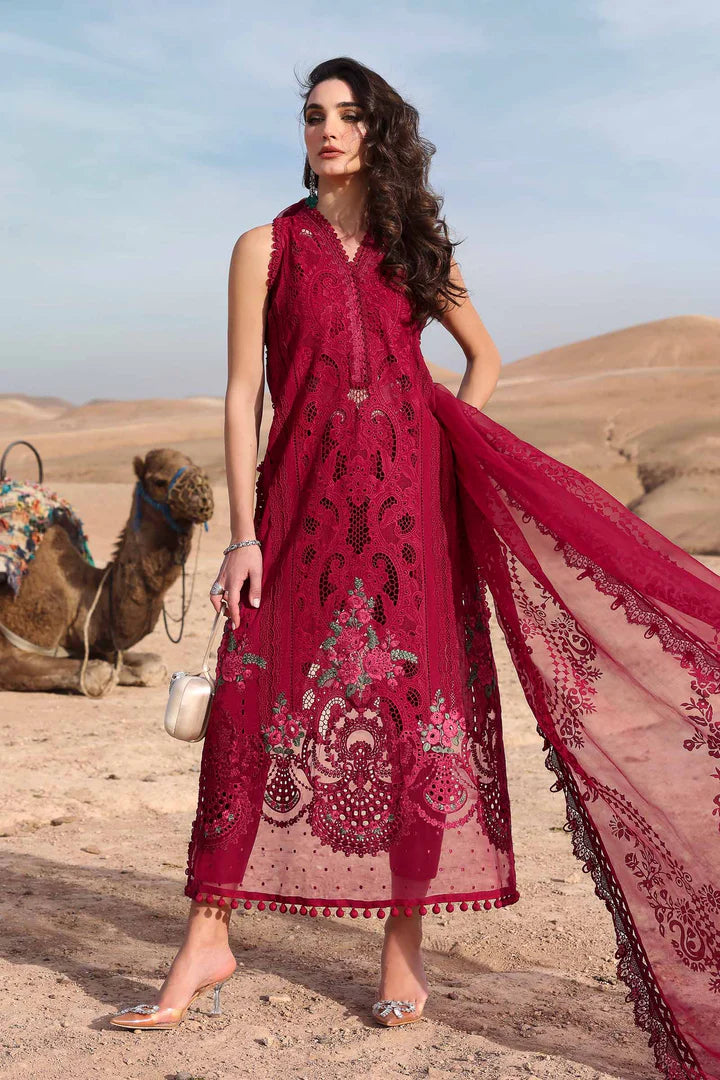 D-2504-A- Embroidered Lawn Suit By- Maria B