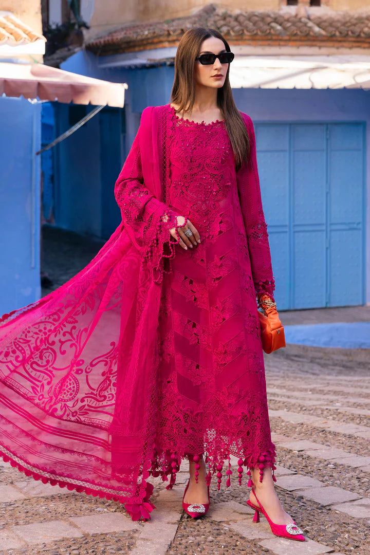 D-2508-A Embroidered Lawn Suit By- Maria B