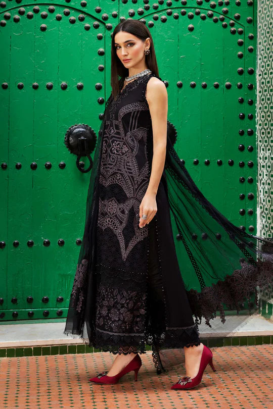 D-2512-B- Embroidered Lawn Suit By- Maria B