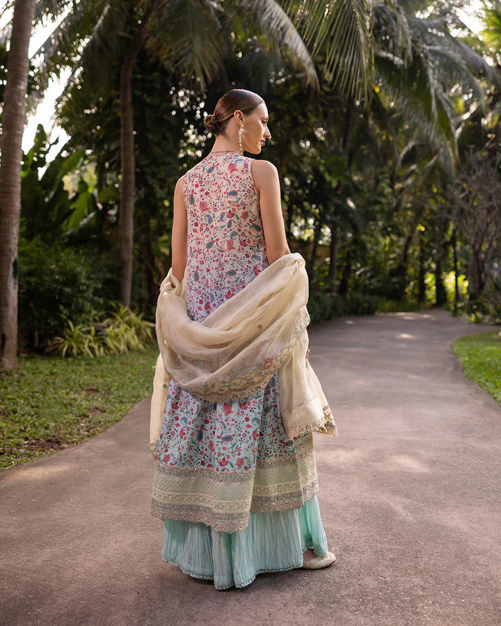 Danica- Zinnia Luxury Lawn Ensemble'25 By- Faiza Saqlain