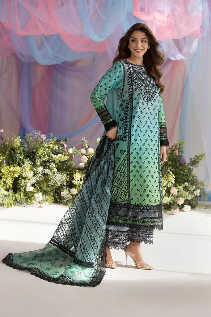 Design-12A Luxury Lawn Ensemble 2025 By- Sobia Nazir