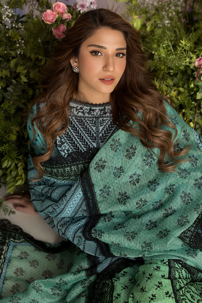 Design-12A Luxury Lawn Ensemble 2025 By- Sobia Nazir