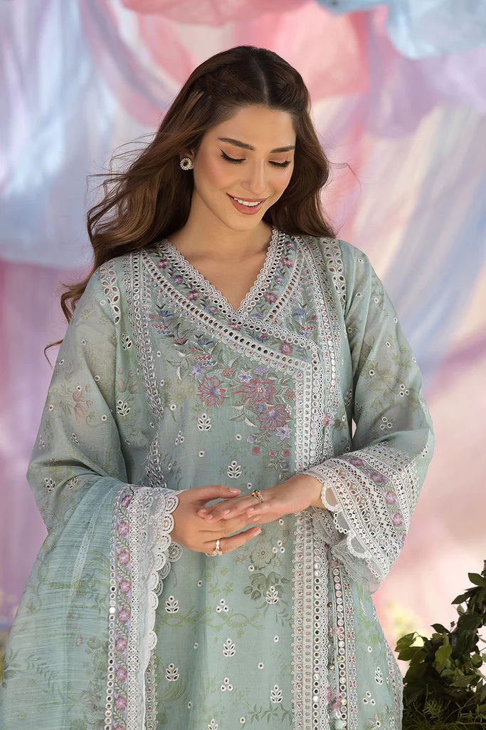 Design-13A Luxury Lawn Ensemble 2025 By- Sobia Nazir