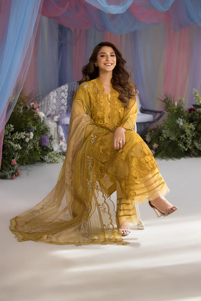 Design-1A Luxury Lawn Ensemble 2025 By- Sobia Nazir