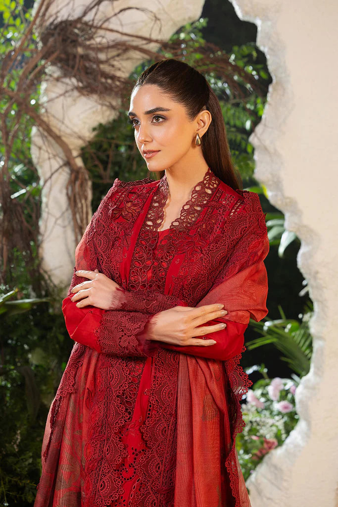 Design-3A Luxury Lawn Ensemble 2025 By- Sobia Nazir