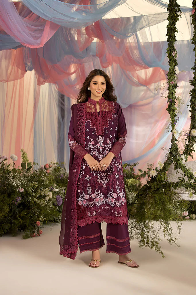 Design-6A Luxury Lawn Ensemble 2025 By- Sobia Nazir