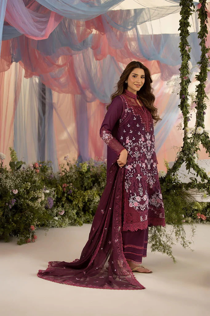 Design-6A Luxury Lawn Ensemble 2025 By- Sobia Nazir