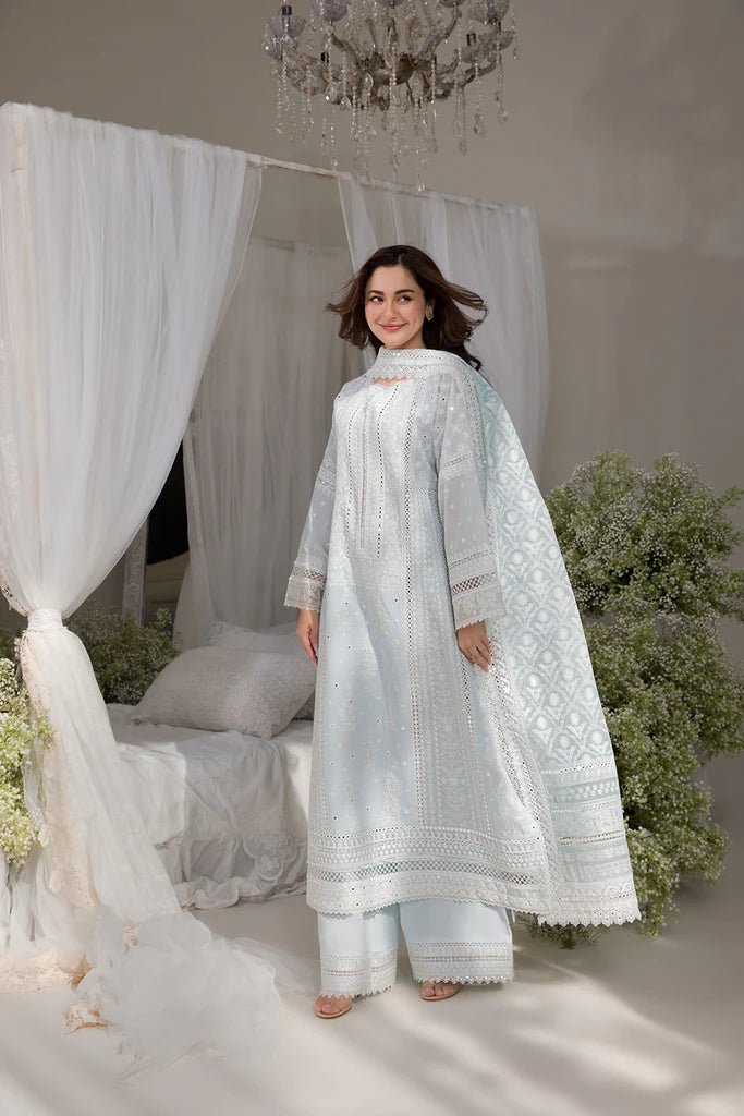 Design-7A Luxury Lawn Ensemble 2025 By- Sobia Nazir