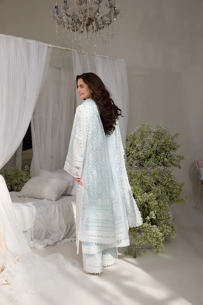 Design-7A Luxury Lawn Ensemble 2025 By- Sobia Nazir