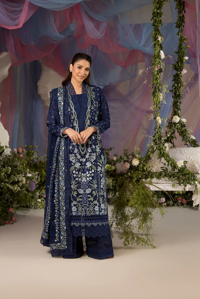 Design-8A Luxury Lawn Ensemble 2025 By- Sobia Nazir