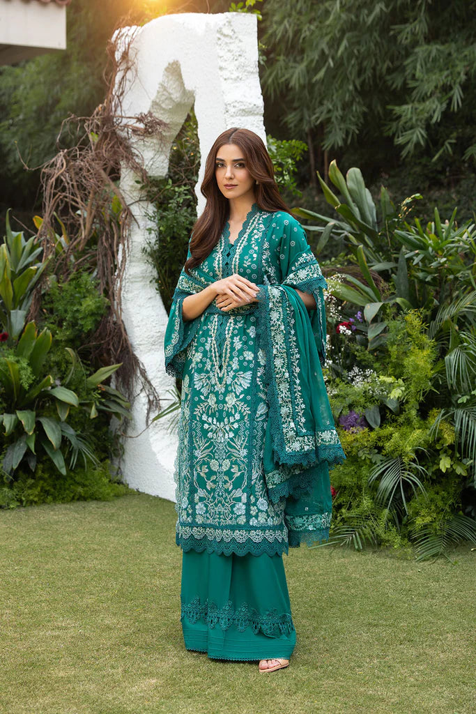 Design-8B Luxury Lawn Ensemble 2025 By- Sobia Nazir
