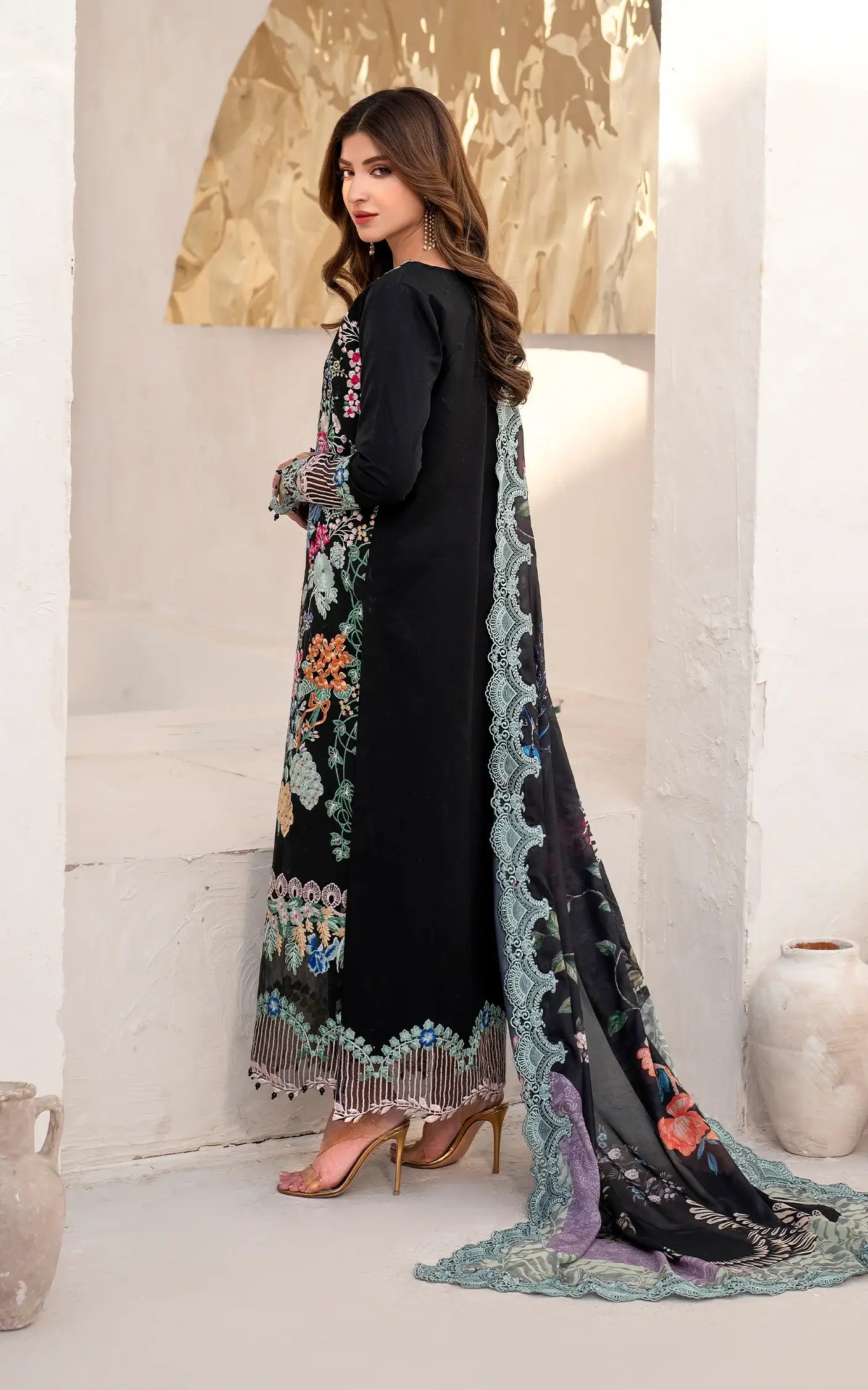 Garden Rose (AZL25-05)- Azalia Summer Lawn'25 Ensemble