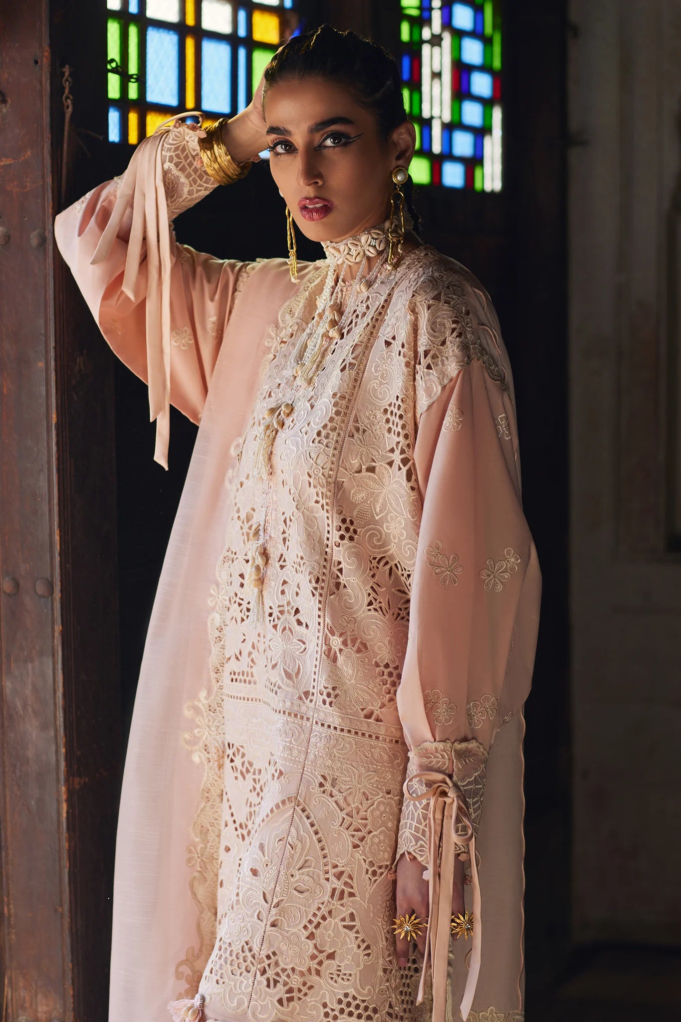 Isla 02-A- Inspired by Soft Pink Serenity Ensemle By- Elan