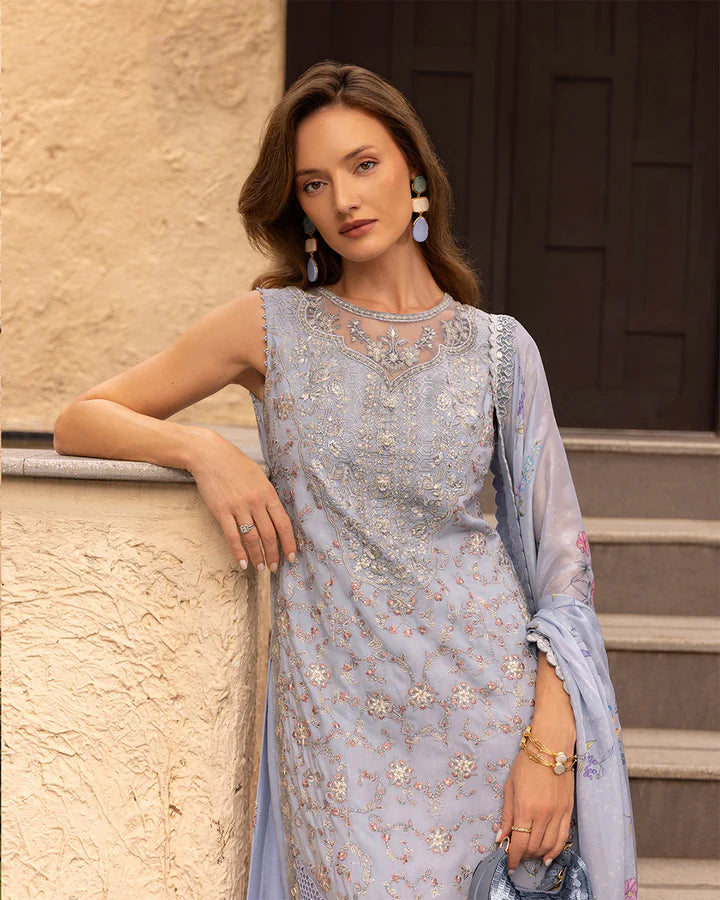 Liana- Zinnia Luxury Lawn Ensemble'25 By- Faiza Saqlain