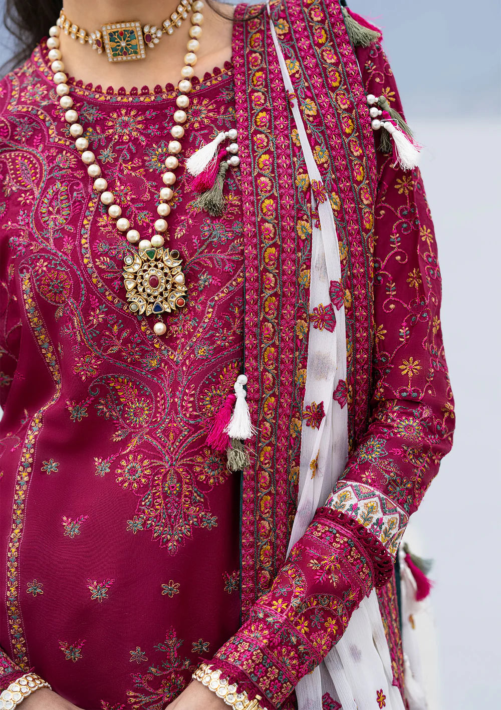 Look 09- Pink Lawn Ensemble '25 Vol.1 By- Aik