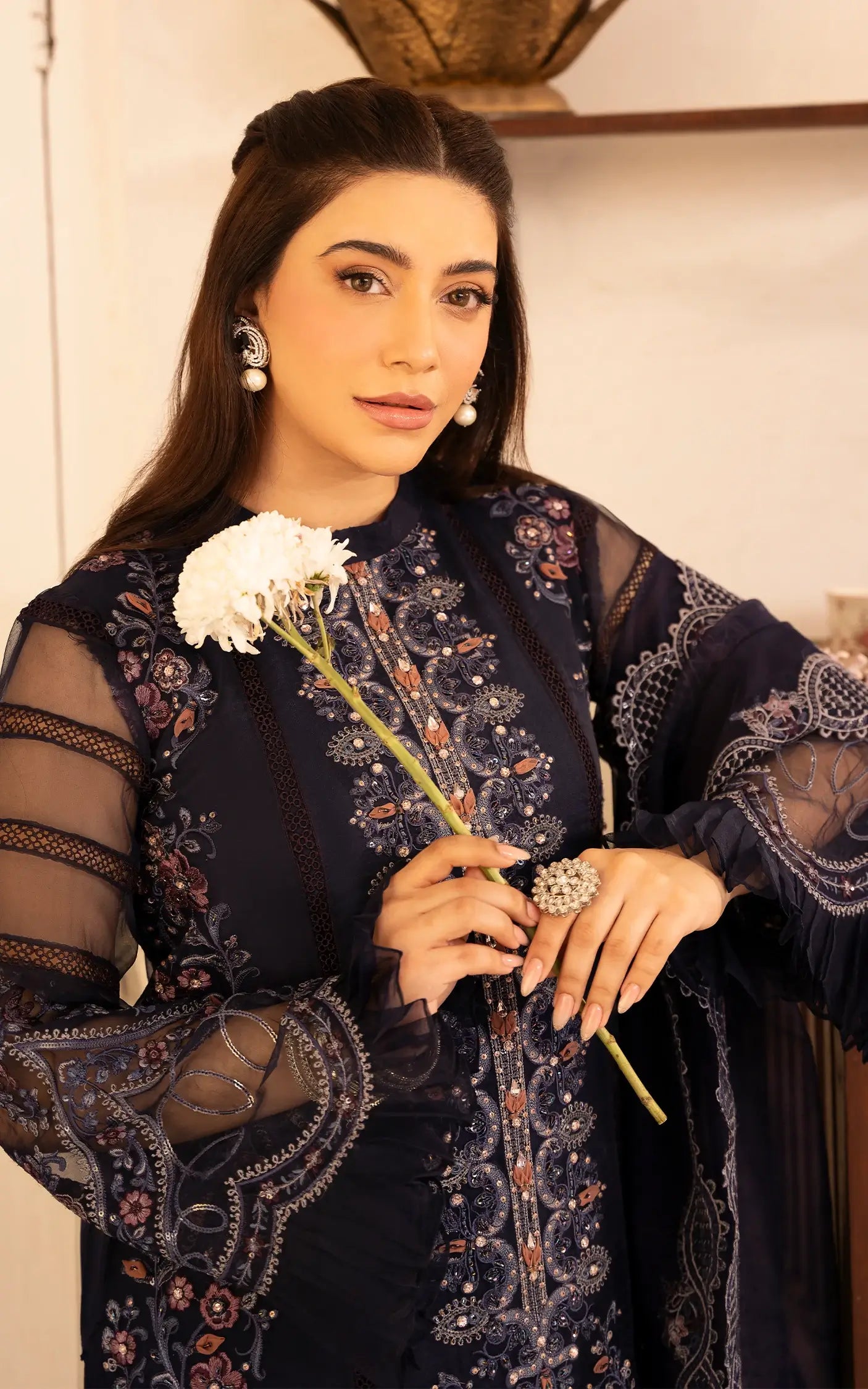 Neelum-(SEF25-05)- Deep Purple Sunehri Eid Edit'25 Ensemble