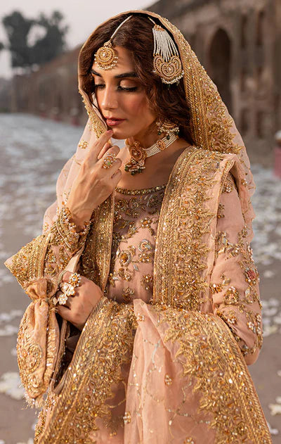 NoorJehan- Designer Bridal Jamawar Farshi Gharara Outfit
