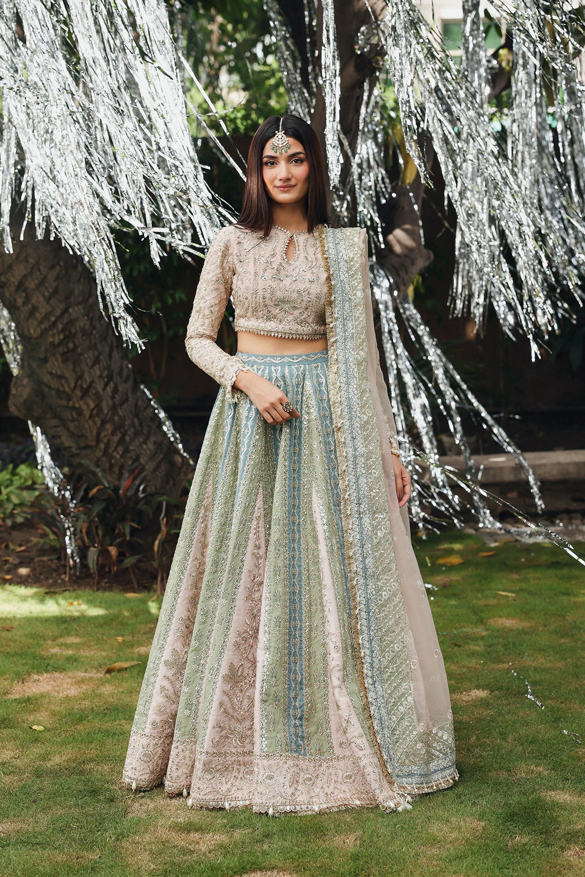 Petalhour – Buy Afrozeh Baby Pink Organza Dress for Eid Celebrations –  Pakistani Moda