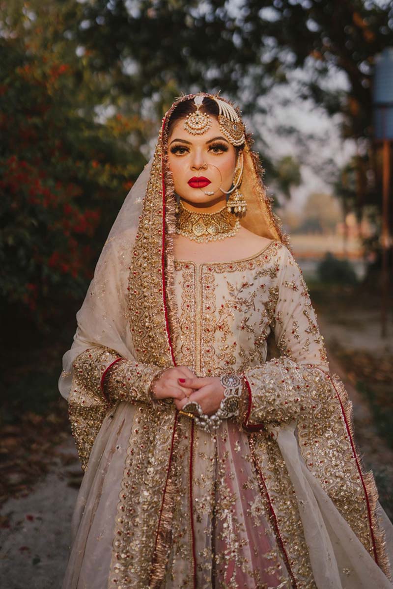 Regal Heritage - Traditional Pishwas Bridal Outfit