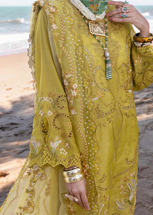 SAMARA-A- Olive Lawn '25 Ensemble By- Saira Shakira