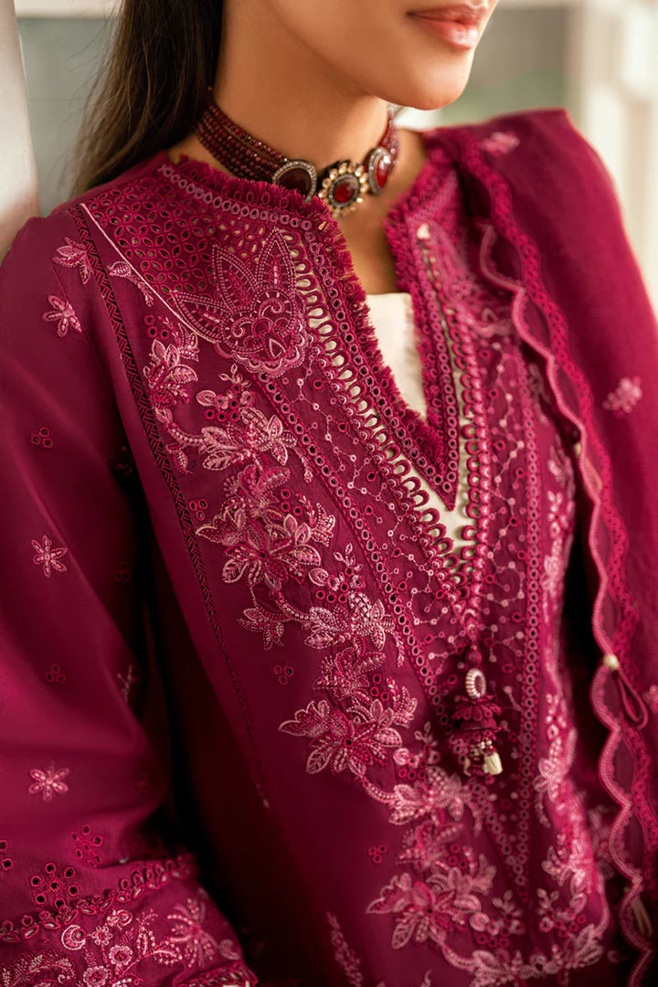 SB-02 Sameen- Luxury Lawn Eid Edit' 25 Ensemble