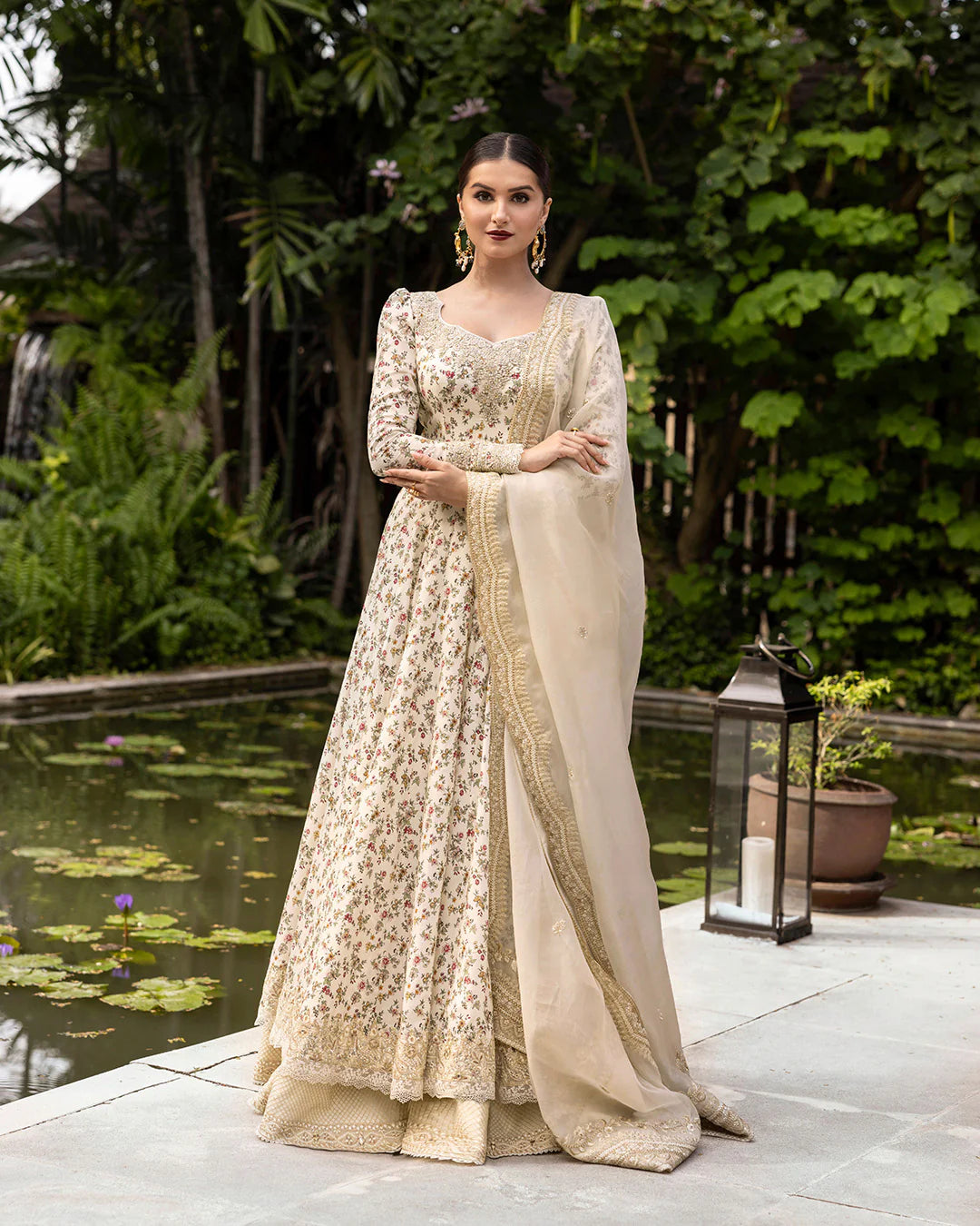 Vinika- Zinnia Luxury Lawn Ensemble'25 By- Faiza Saqlain