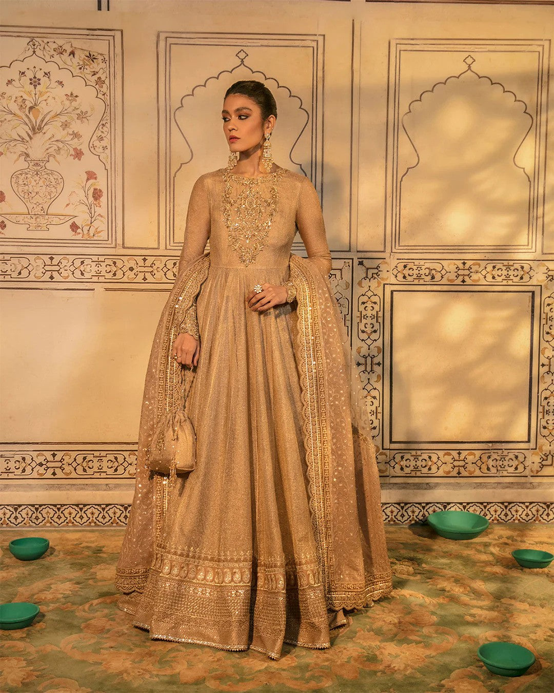 Zohra - Long Anarkali Bridal Dress By Faiza Saqlain Zohra - Long Anarkali Bridal Dress By Faiza Saqlain