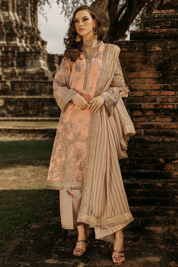 05-Soft beige ethnic ensemble with embroidery details by-Charizma