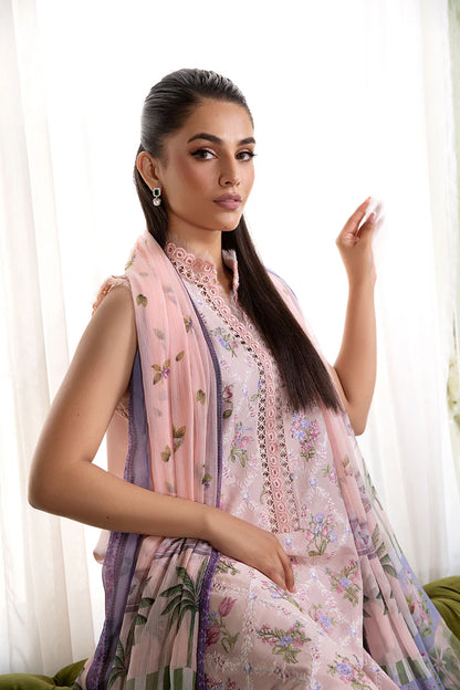 10A-Peach Pink Lawn Suit for Special Occasions and Family Functions By-Sobia Nazir