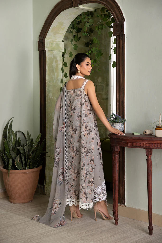 2B-Coral Dust Lawn Suit for Spring and Summer Festivities 2025 By-Sobia Nazir
