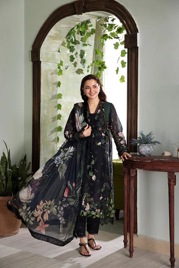 5A-Black Lawn Suit for Family Gatherings and Special Events By-Sobia Nazir