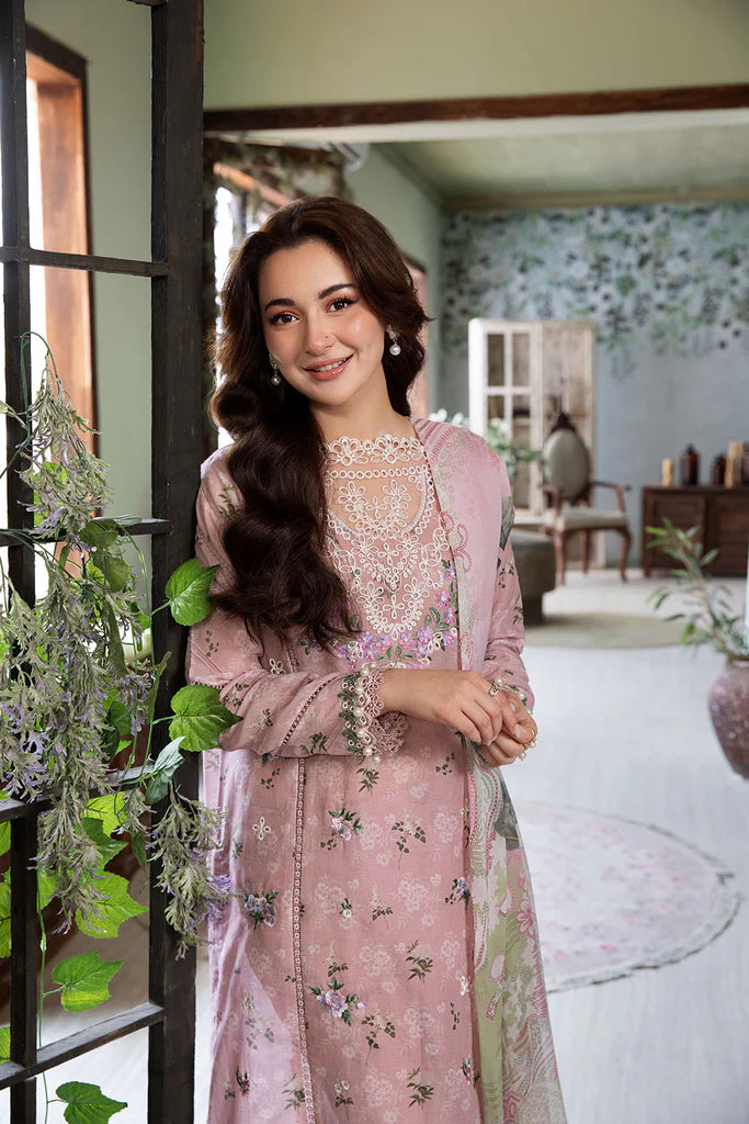 7B-Light Pink Lawn Suit for Engagement Parties By-Sobia Nazir