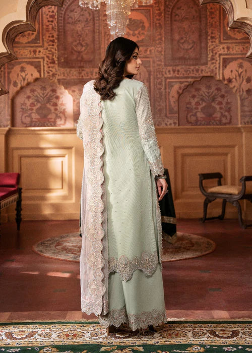 Aariza- Luxury Mint Green Ensemble For American Wedding Events