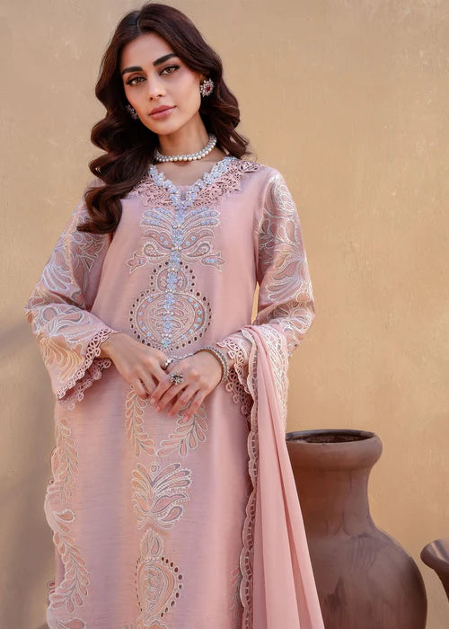 Adelia- Salmon Kurta Set for Women By- Saira Shakira