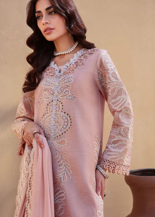 Adelia- Salmon Kurta Set for Women By- Saira Shakira