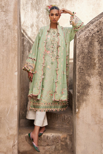 Alara 12-A- Embroidered Whispers of Grace Lawn Suit By- Elan
