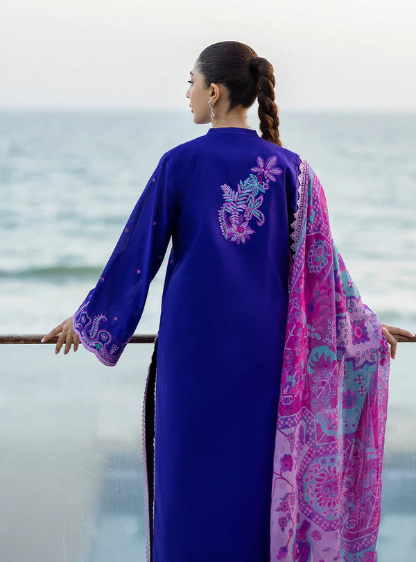 Alayah-Violet 3-piece Lawn Suit By-Zainab Chottani