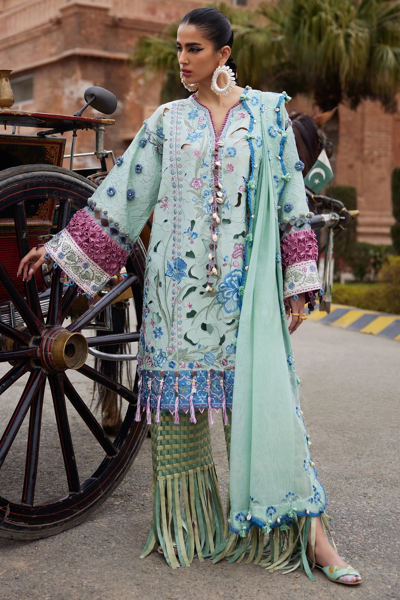 Amara 09-B- A Fusion of Tradition and Modern Chic Outfit By- Elan
