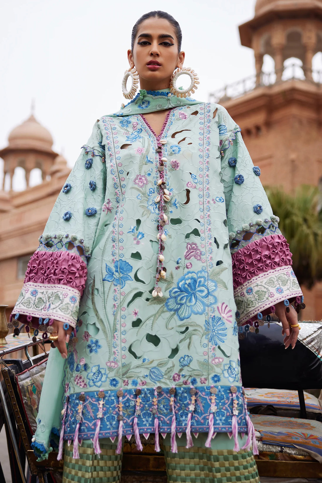 Amara 09-B- A Fusion of Tradition and Modern Chic Outfit By- Elan