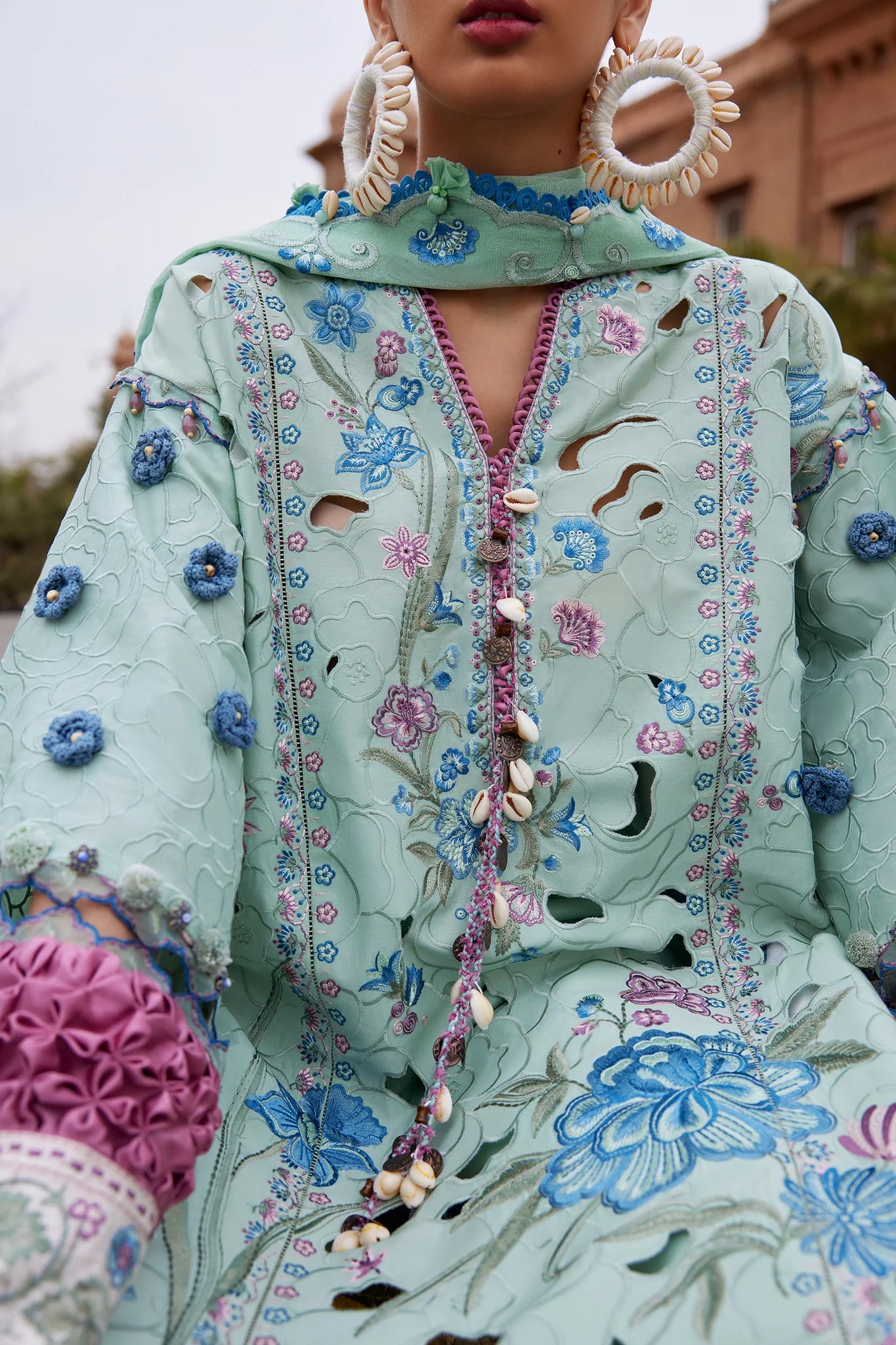 Amara 09-B- A Fusion of Tradition and Modern Chic Outfit By- Elan