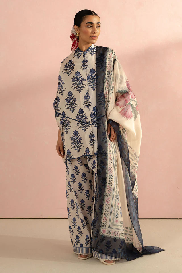 Amari-1A Pakistani Summer Lawn Outfit '25 By- Zara Shahjahan