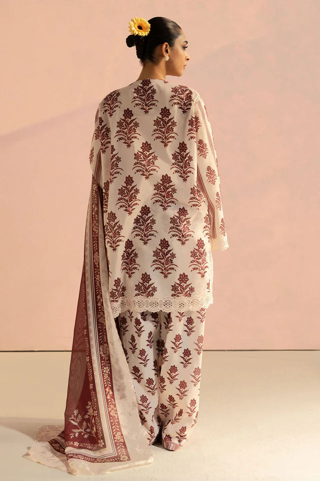 Amari-1B Pakistani Summer Lawn Outfit '25 By- Zara Shahjahan