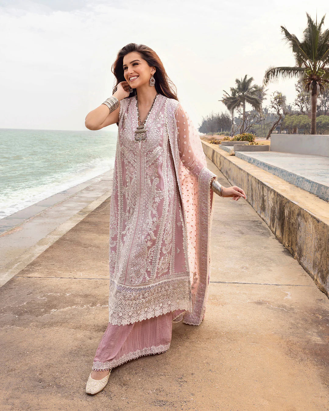 Amaryllis- Zinnia Luxury Lawn Ensemble'25 By- Faiza Saqlain