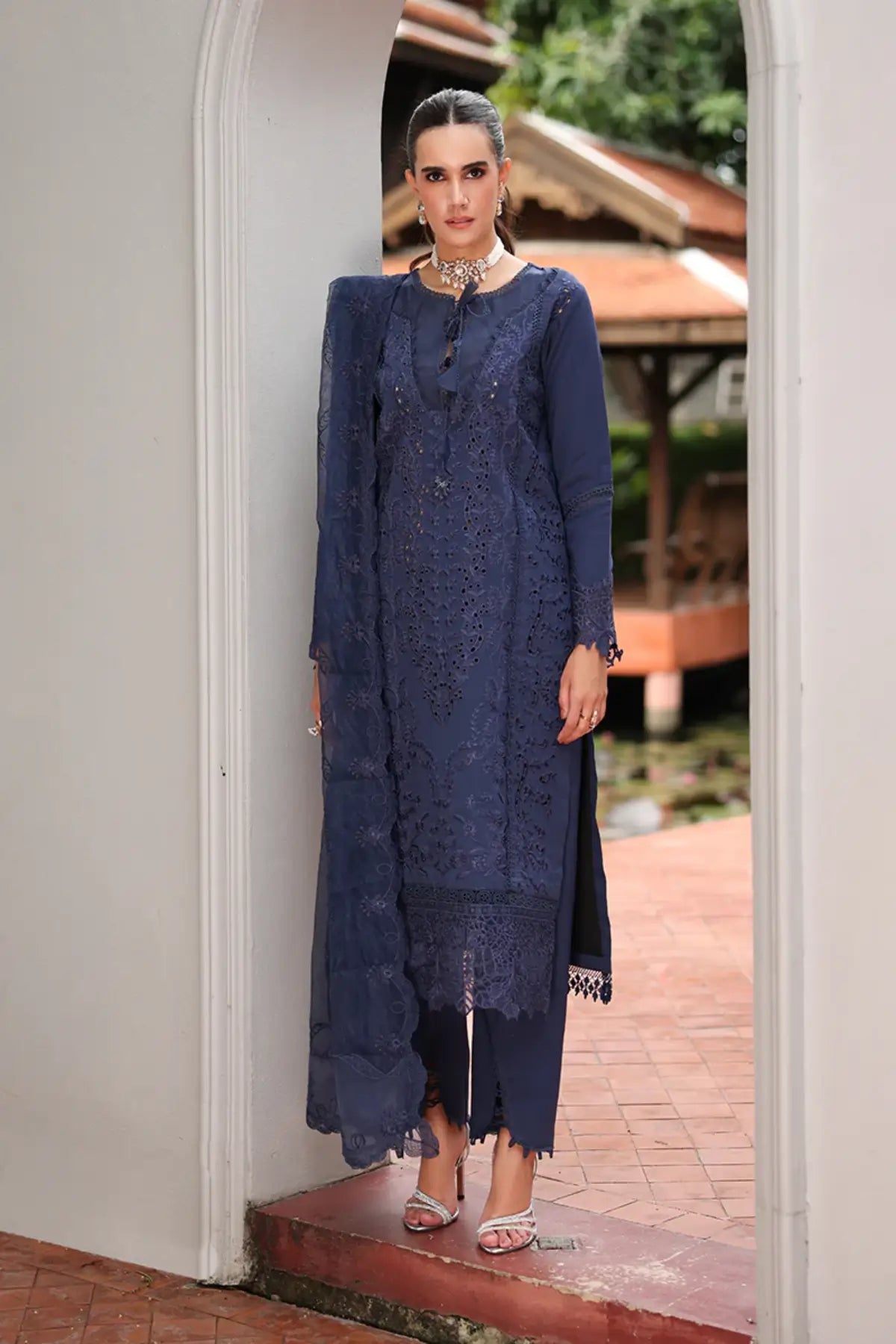 Amelia by Rang Rasiya Raila Embroidered Lawn Stitched 3PC Suit with Textured Embroidered Dupatta