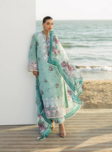 Anahita-Fresh Light Mint Green 3-piece Printed Lawn Suit By-Zainab Chottani
