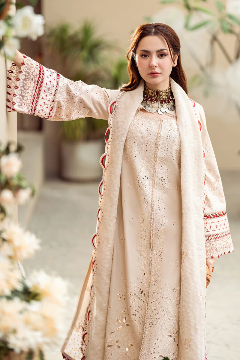 Anaya- Pakistani Designer Lawn Outfit By- Qalamkar