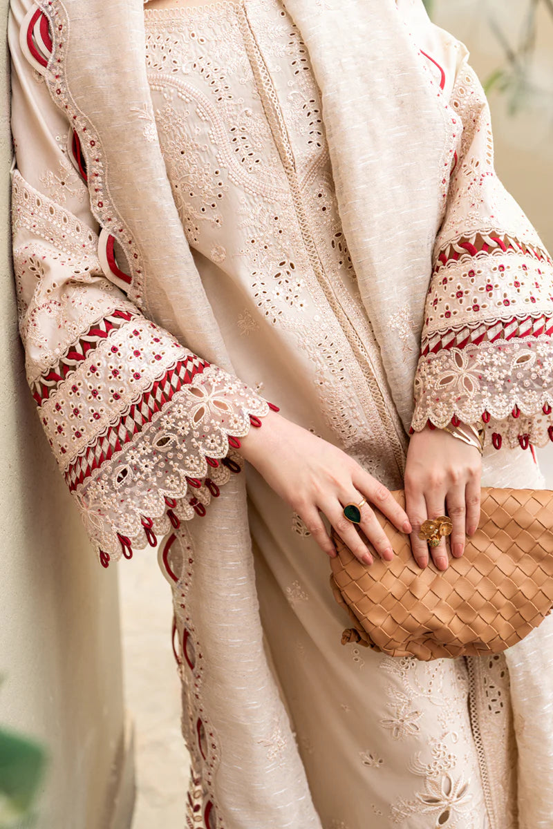 Anaya- Pakistani Designer Lawn Outfit By- Qalamkar