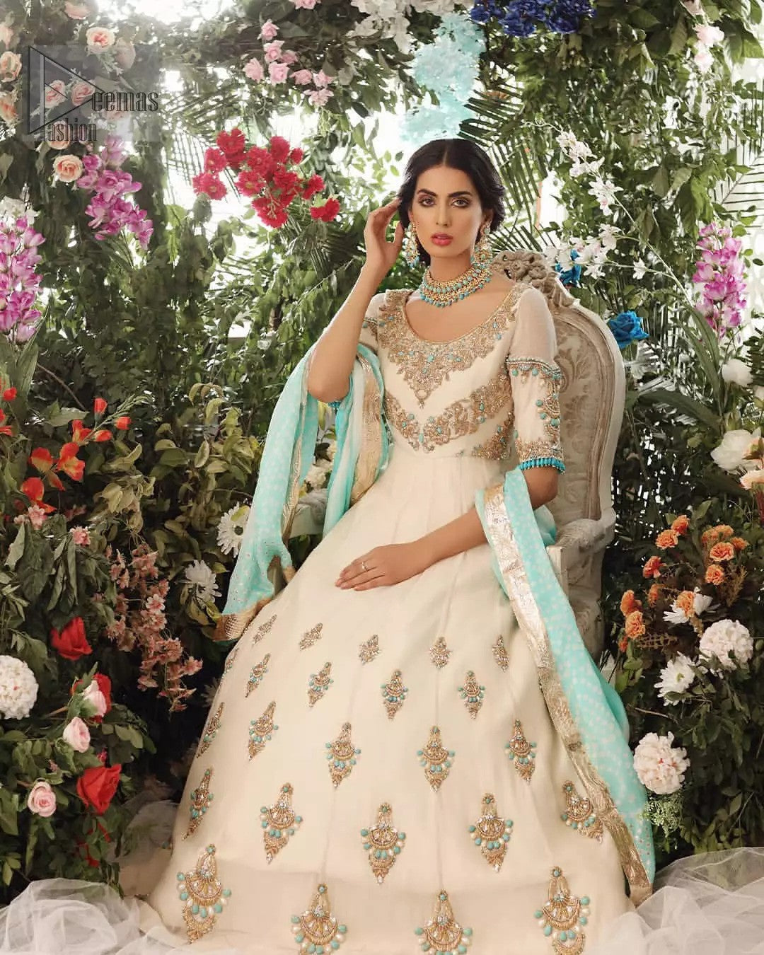 Anu - Pakistani Anarkali Frock By Maria Ali